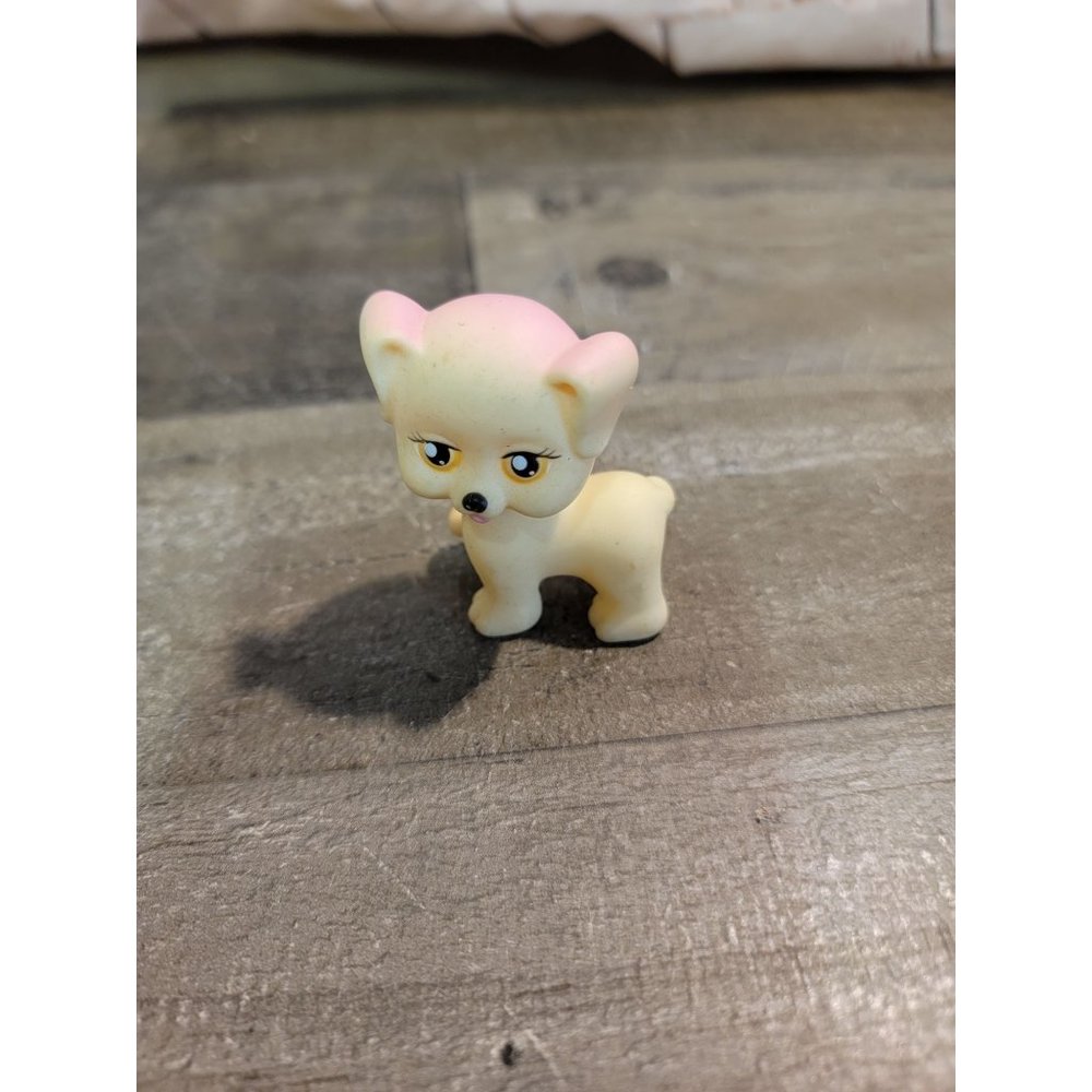 Blonde pink dog‎ puppy doll toy accessory